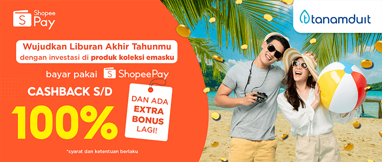 Promo Cashback ShopeePay 100% Bonus Vacation