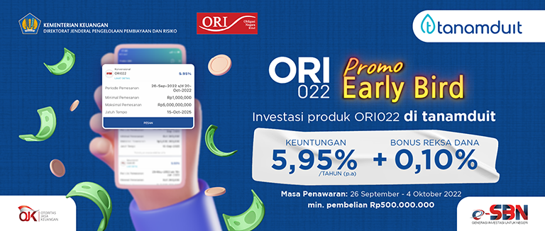 Promo Early Bird ORI022