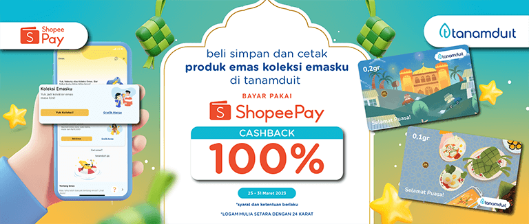 ShopeePay Emas Maret 2023
