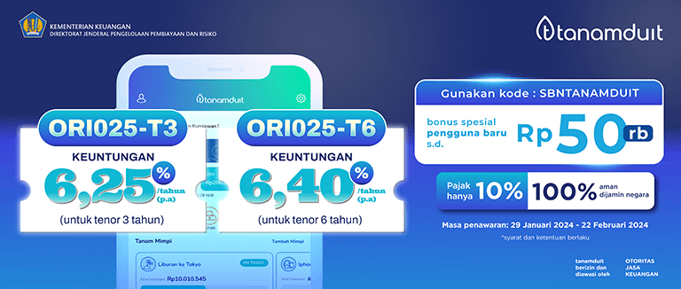 Investasi Perdana SBN tanamduit
