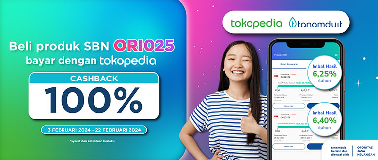 ORI025 tanamduit x tokopedia