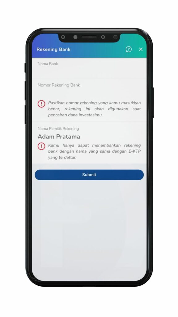 lakukan proses pembukaan rekening sbn