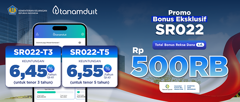 Promo Eksklusif: Extra Bonus SR022!